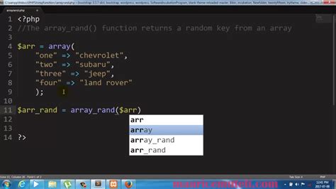 PHP: rand .